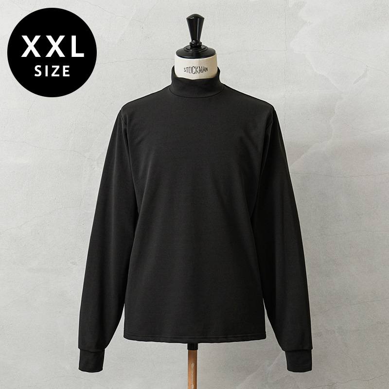 ☆今だけ15%OFF☆実物 新品 デッドストック 米軍 MOCK TURTLENECK 長袖 アンダーシャツ BLACK XX-LARGEサイズ【キャンペーン対象外】【I】