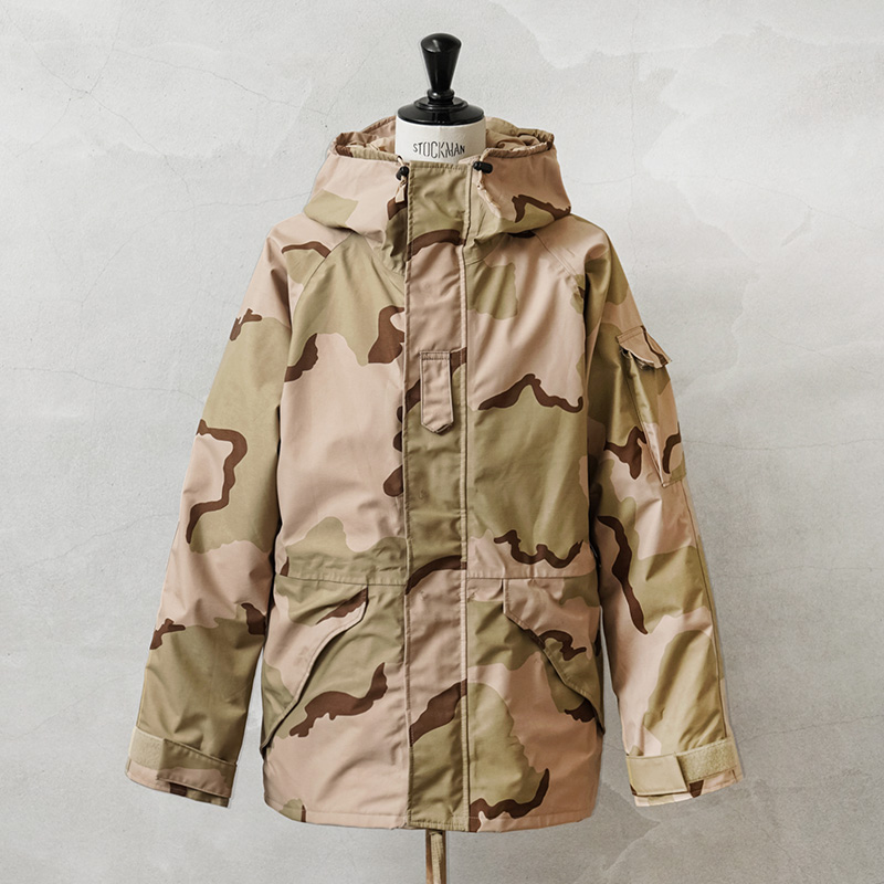 実物 新品 デッドストック 米軍 ECWCS Gen1型パーカー 3カラーデザートカモ【キャンペーン対象外】【I】 ミリタリー