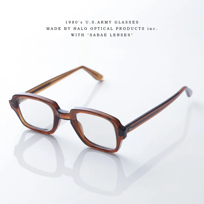 【即日出荷対応】実物 新品 1980’s 米軍 Halo Optical Military Official G.I. Glasses 【S9】アイウェア 鯖江レンズ LIGHT GRAY【キャンペーン対象外】【T】ミリタリー