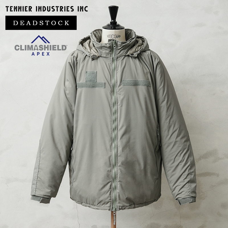 実物 新品 デッドストック 米軍 TENNIER INDUSTRIES社製 ECWCS GEN III LEVEL 7 ジャケット Climashield APEX【キャンペーン対象外】【I】