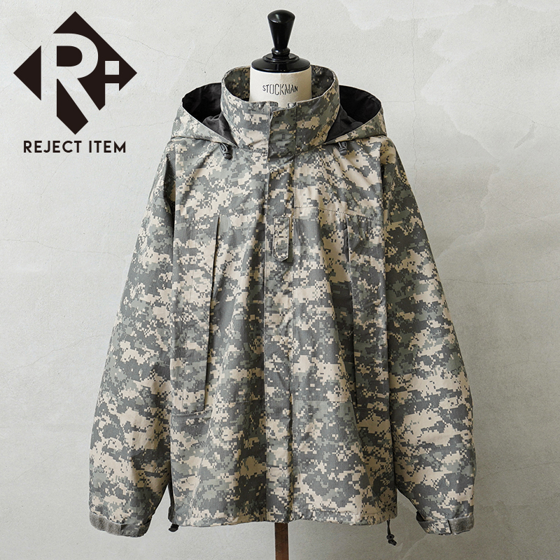 リジェクト 訳あり品 実物 USED 米軍 ECWCS GEN3 LEVEL6 GORE-TEX ジャケット ACU（UCP）【キャンペーン対象外】【I】