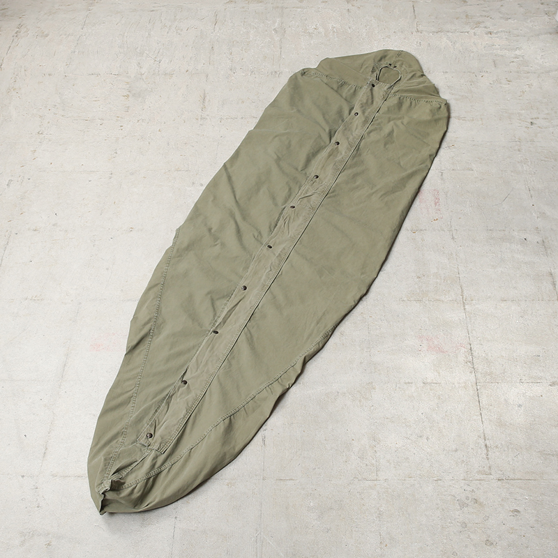 ◎実物 USED 米軍 M-1945 WATER REPELLENT ビンテージ スリーピングバッグ シュラフ 寝袋 カバー【キャンペーン対象外】【I】