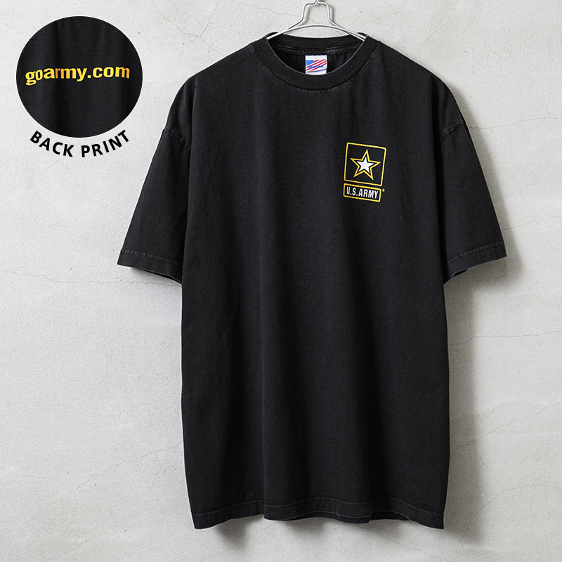 USED 米軍 U.S.ARMY オフィシャルライセンス リクルーティング バックプリント Tシャツ goarmy.com #7【キャンペーン対象外】【I】