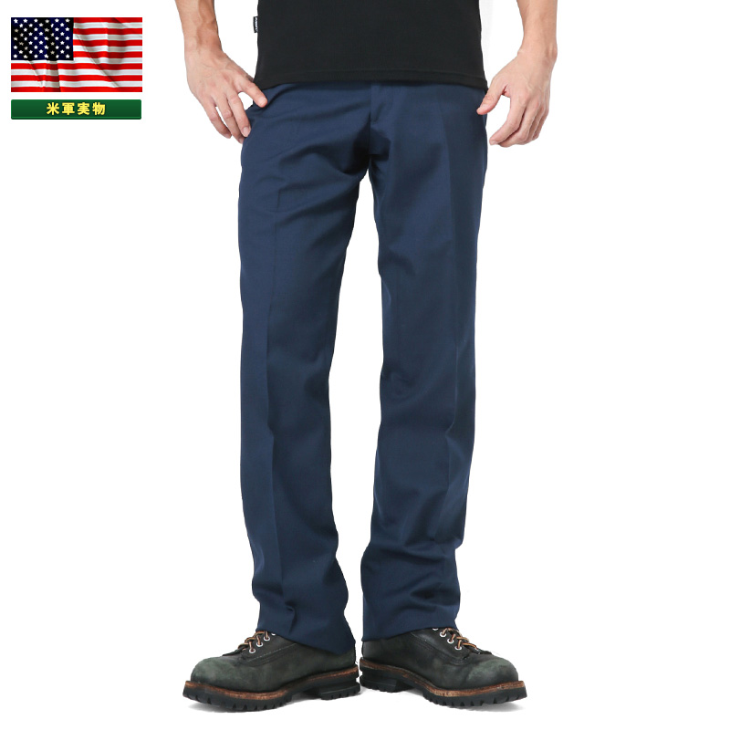 実物 新品 米軍 U.S.A.F. サービストラウザーパンツ 米軍放出品 ミリタリーファッション 軍パン 軍服【キャンペーン対象外】【I】
