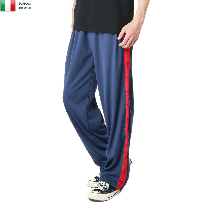 実物 新品 イタリア軍 国家憲兵隊 カラビニエリ トレーニング トラックパンツ #2 軍放出品 ミリタリーファッション 軍パン 軍服【キャンペーン対象外】【I】