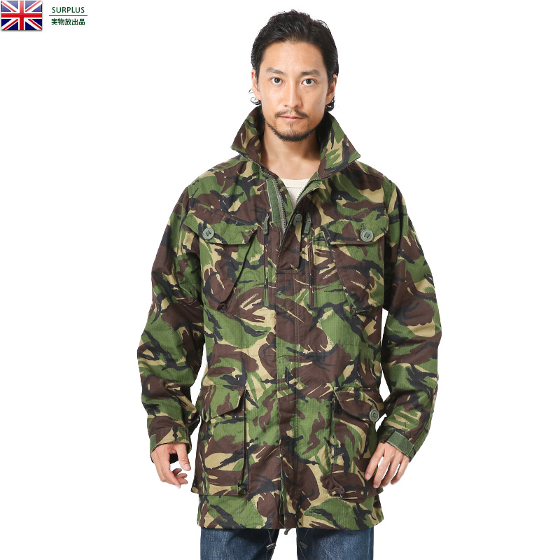 実物 新品 イギリス軍 リップストップ スモックジャケット DPM CAMO 軍放出品 ミリタリーファッション 軍服【キャンペーン対象外】【I】