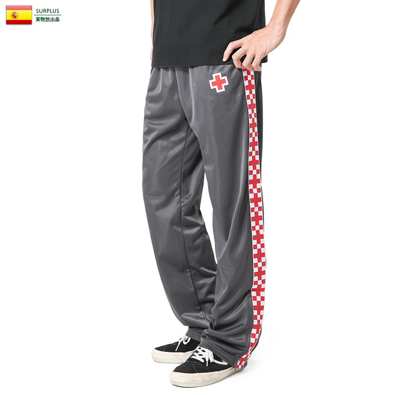 実物 新品 スペイン赤十字 レッドクロス トレーニング トラックパンツ（キャンペーン対象外） デッドストック【I】ミリタリー