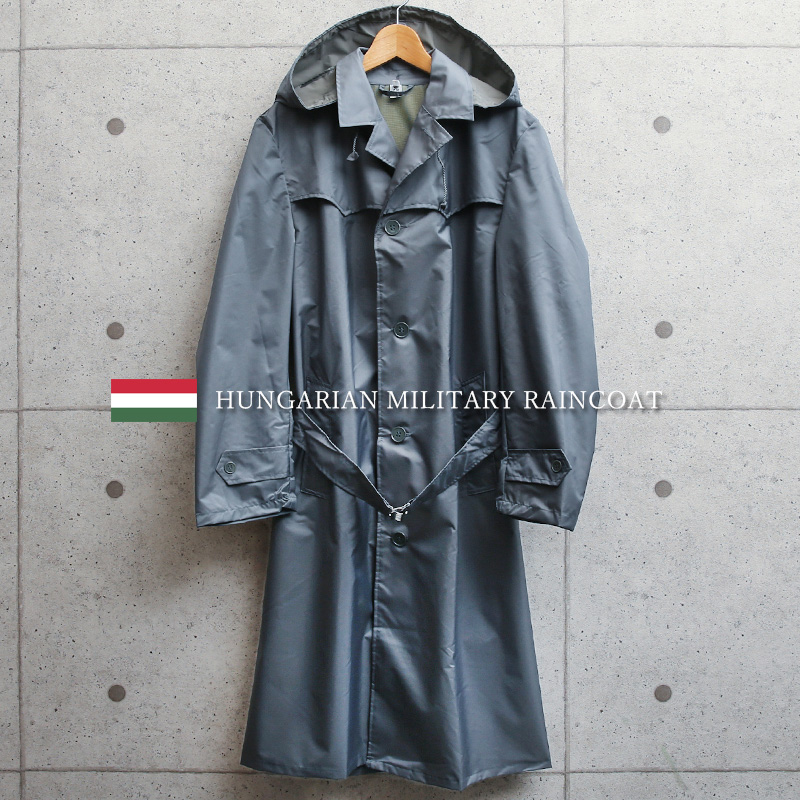★割引中15％OFF★実物 新品 デッドストック ハンガリー軍 レインコート【キャンペーン対象外】 ミリタリーファッション 軍服【I】