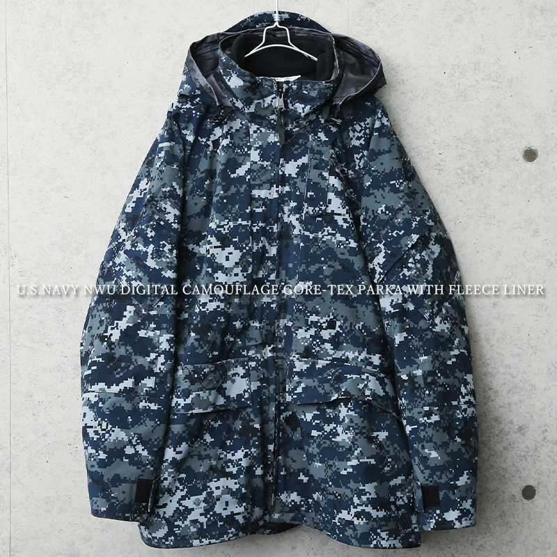 【送料込み】★米軍放出品★US NAVYデジタルカモジャケット★状態良好美品★ MILITARY 実物 USED 米軍 U.S.NAVY ECWCS GEN2 NWU TYPE1