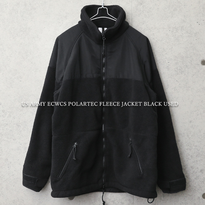 実物 USED 米軍 ECWCS GEN2 POLARTEC（ポーラテック） フリースジャケット BLACK【キャンペーン対象外】 ミリタリーファッション【I】