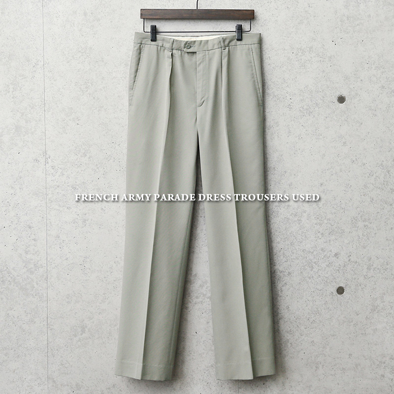 実物 USED フランス軍 PARADE DRESS トラウザーズ【キャンペーン対象外】ミリタリーファッション 軍服 軍パン【I】