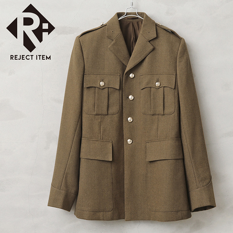 リジェクト 訳あり品 実物 USED イギリス陸軍 ALL RANKS No.2 DRESS ユニフォーム  ウール ジャケット【キャンペーン対象外】【I】ミリタリーファッション 軍服