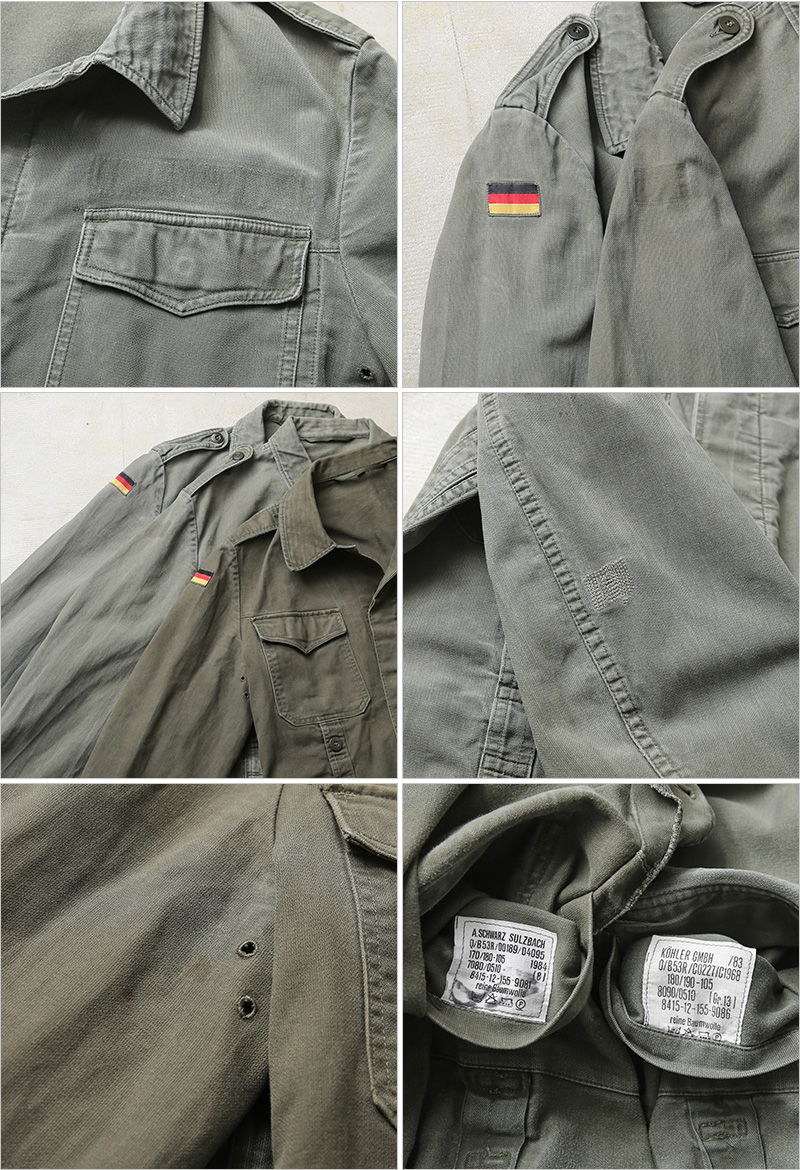 ドイツ軍　放出品　希少　ジャケット MILITARY リジェクト 訳あり品 希少 実物 USED ドイツ軍