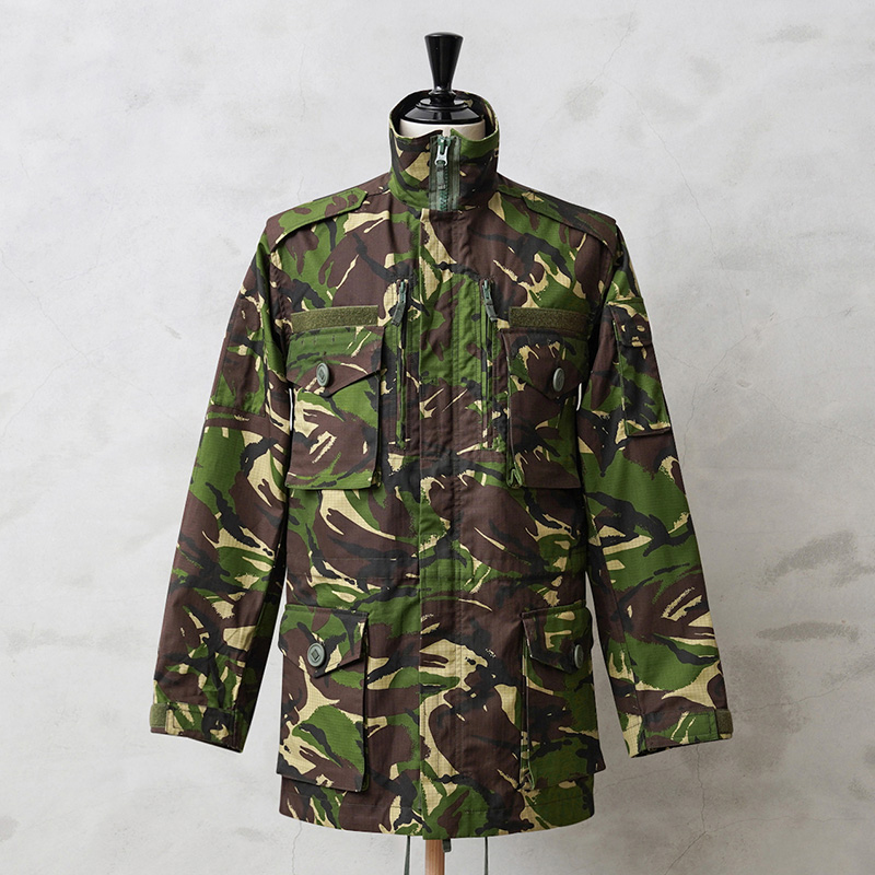 実物 新品 デッドストック ルーマニア軍 M2002 リップストップ フィールドジャケット DPMカモ ボタンポケット【キャンペーン対象外】【T】ミリタリーファッション 軍服