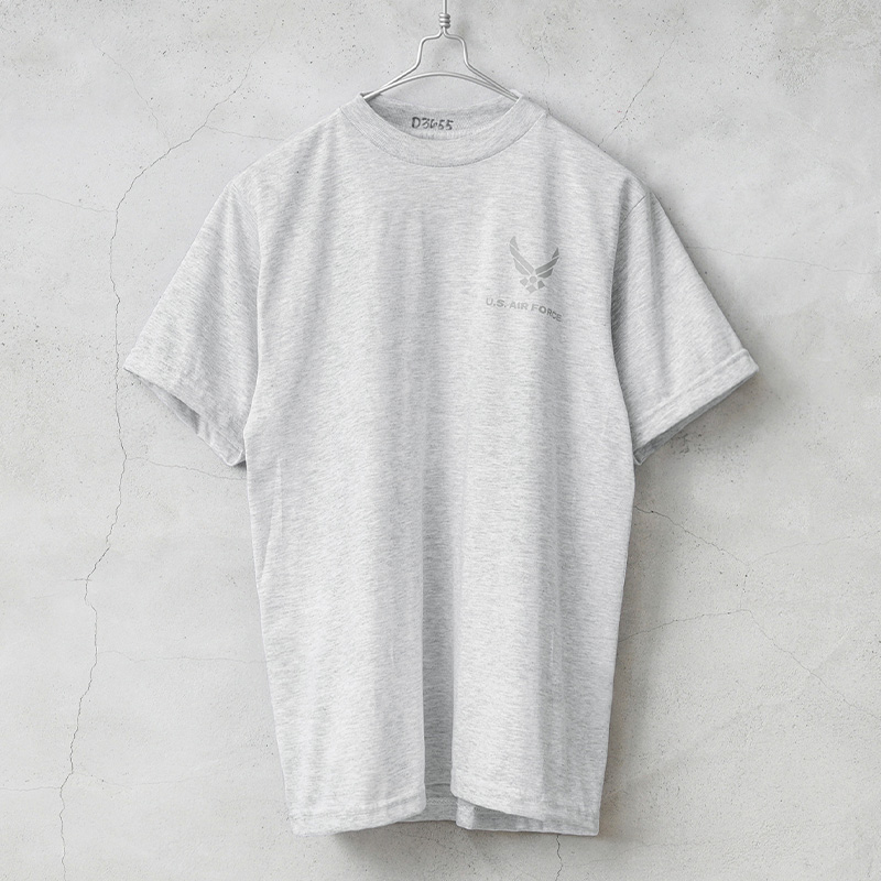 実物 USED 米軍 U.S.AIR FORCE S/S Tシャツ バックプリント入り【キャンペーン対象外】【I】ミリタリー