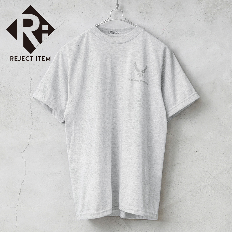 リジェクト 訳あり品 実物 USED 米軍 U.S.AIR FORCE S/S Tシャツ バックプリント入り【キャンペーン対象外】【I】 ミリタリー