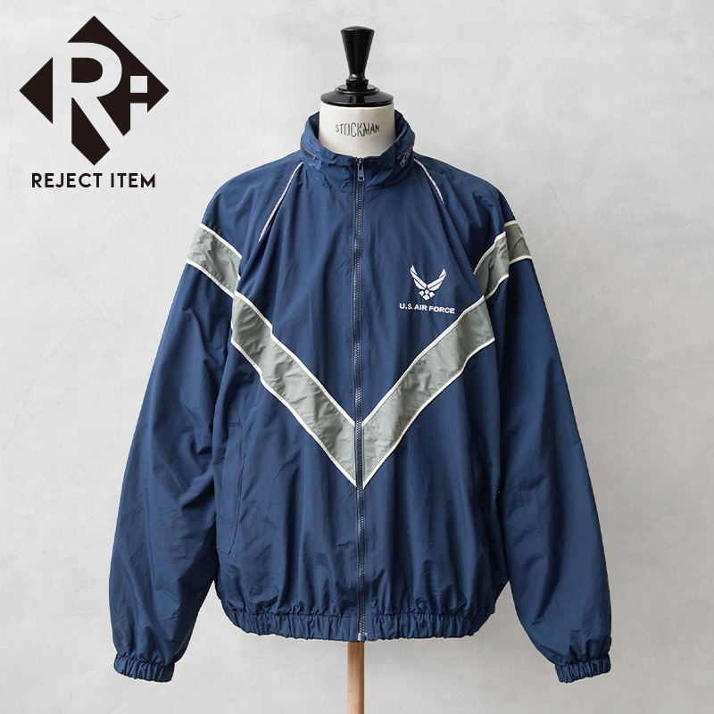 リジェクト 訳あり品 実物 USED 米軍 U.S.AIR FORCE PTU ジャケット NAVY フード付き【キャンペーン対象外】【I】 ミリタリー