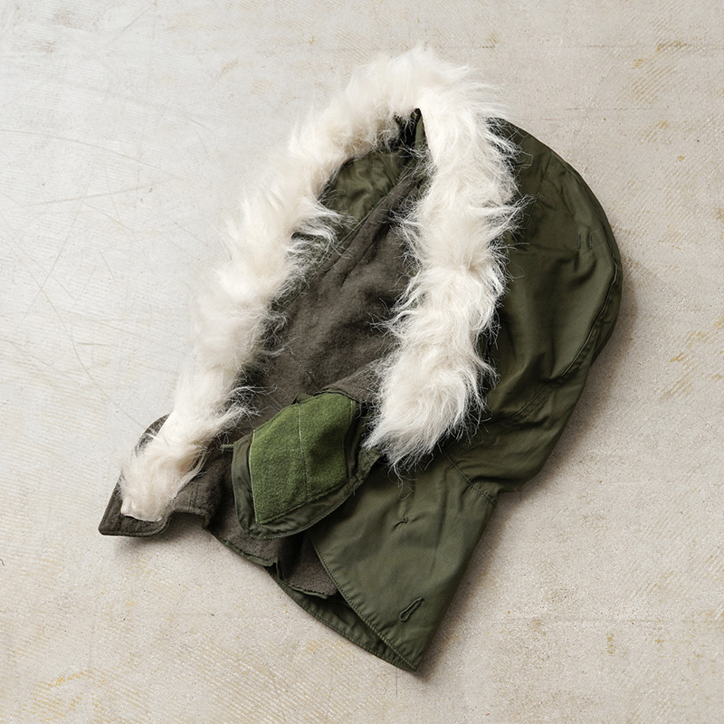 実物 新品 デッドストック 米軍 M-65用フード アクリルファー【キャンペーン対象外】【I】ミリタリー