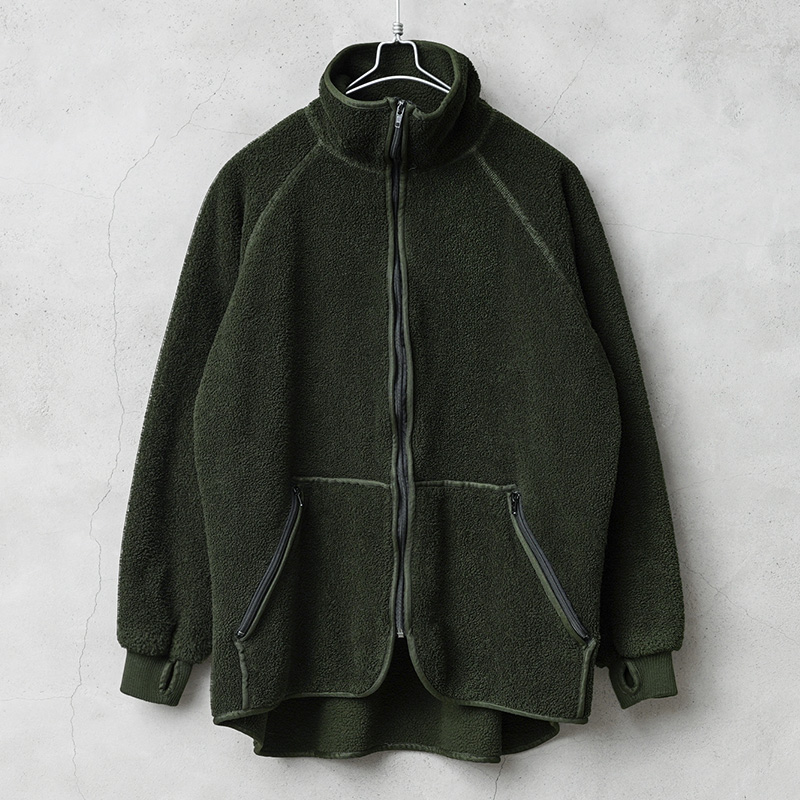 実物 USED オランダ軍 FIRE RESISTANT フリース ライナージャケット ショートボア【キャンペーン対象外】【I】ミリタリー