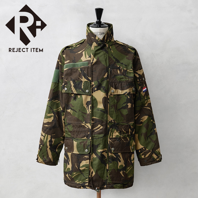 リジェクト 訳あり品 実物 USED オランダ軍 DUTCH ARMY DPM フィールド シェル ジャケット【キャンペーン対象外】【I】 ミリタリー