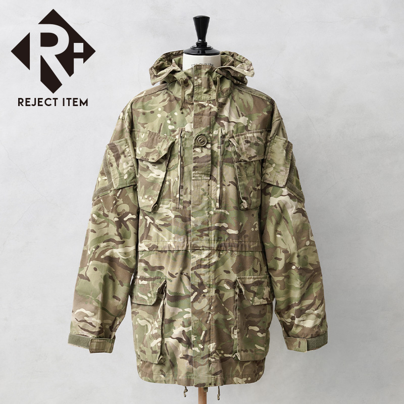リジェクト 訳あり品 実物 USED イギリス軍 WINDPROOF コンバット スモック MTP【キャンペーン対象外】【I】 ミリタリー