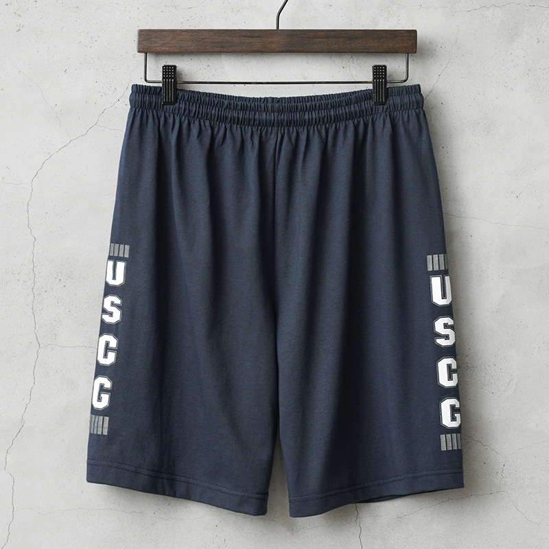 実物 新品 デッドストック 米軍 COAST GUARD（沿岸警備隊）PFU USCG サイドロゴ トレーニングショーツ【キャンペーン対象外】【I】ミリタリー