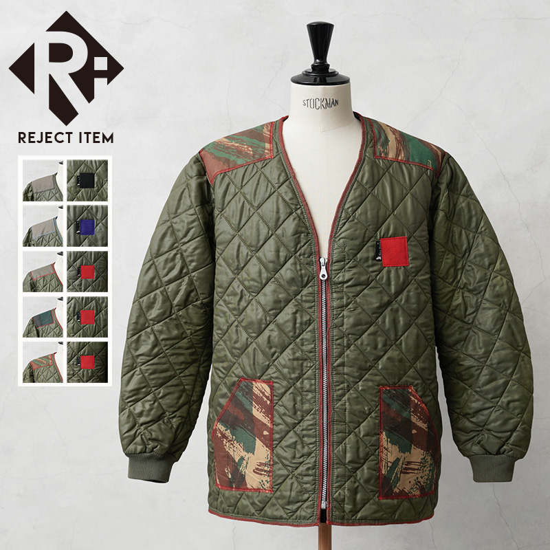 リジェクト 訳あり品 Slow Stone スローストーン ベルギー軍 キルティング ライナー リメイク ジャケット【キャンペーン対象外】【I】