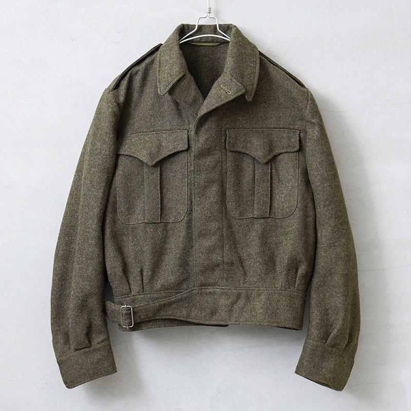 実物 新品 デッドストック カナダ軍 BATTLE DRESS（バトルドレス）ウール ジャケット【キャンペーン対象外】【I】ミリタリー