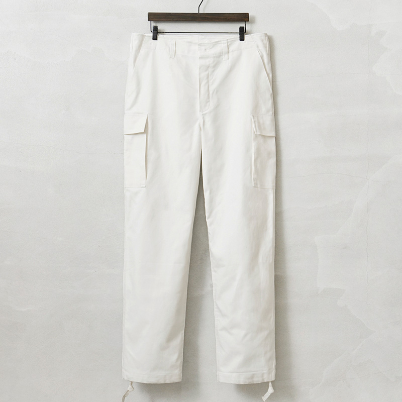 新品 ドイツ軍 COMMERCIAL MODEL モールスキン カーゴパンツ ホワイト【キャンペーン対象外】【I】ミリタリー