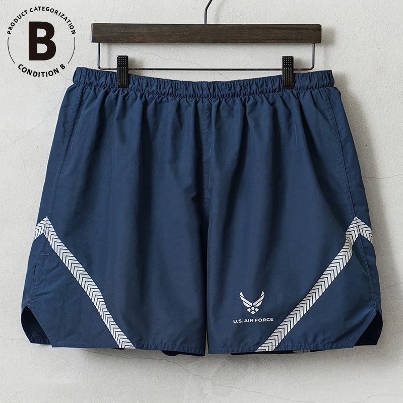 実物 USED 米空軍 U.S. AIR FORCE PTU TRAINING ショーツ コンディションB / トレーニングショーツ【キャンペーン対象外】【I】ミリタリー