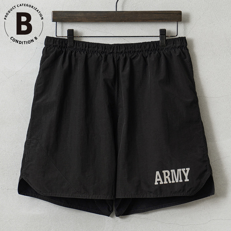 実物 USED 米軍 U.S.ARMY PFU TRAINING ショーツ コンディションB / トレーニングショーツ【キャンペーン対象外】【I】ミリタリー