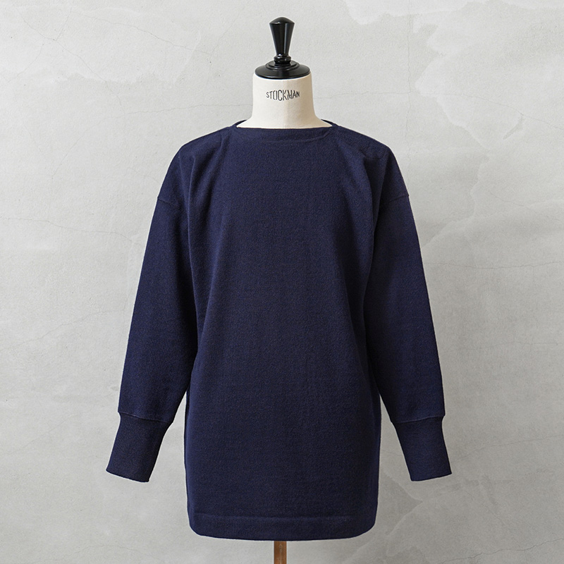 実物 新品 デッドストック イタリア軍 M.M. ボートネック セーター NAVY / イタリア海軍【キャンペーン対象外】【I】ミリタリー