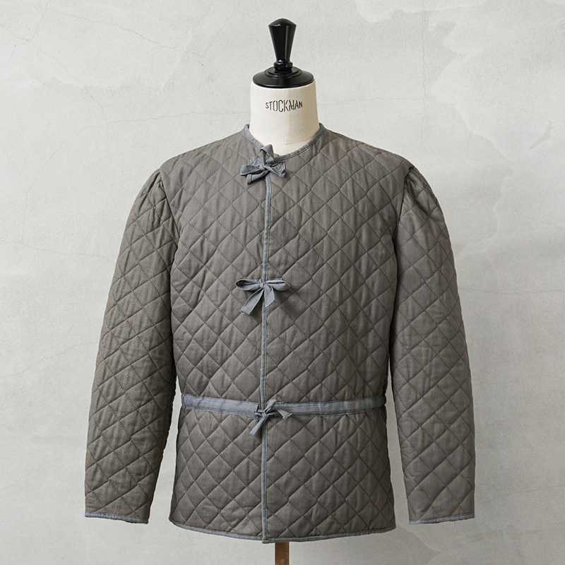 実物 USED オーストリア軍 HBT キルティング ライナー グレー【キャンペーン対象外】【I】ミリタリー