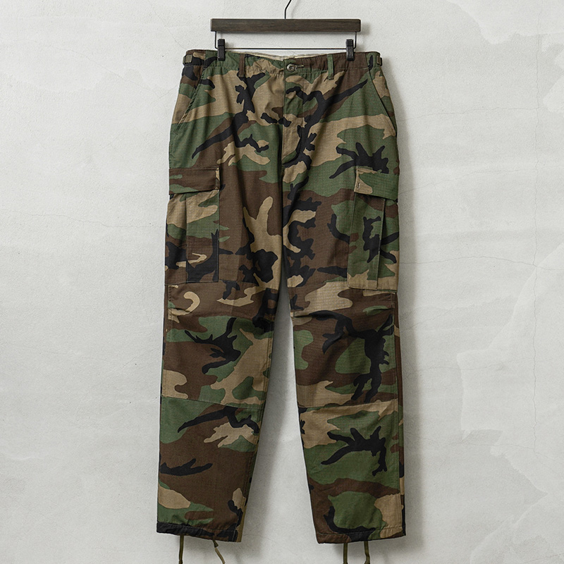 実物 新品 デッドストック 米軍 BDU WOODLAND CAMO カーゴパンツ【キャンペーン対象外】【I】ミリタリー