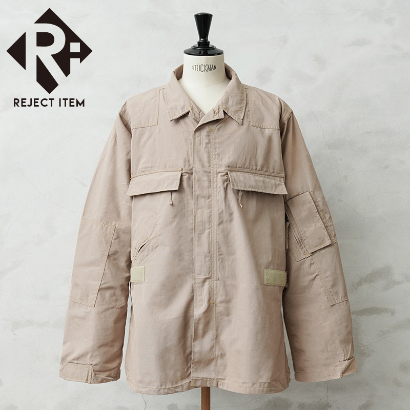 リジェクト 訳あり品 実物 新品 デッドストック 米軍 ABDU エアクルージャケット 後期型 TAN【キャンペーン対象外】【I】 ミリタリー
