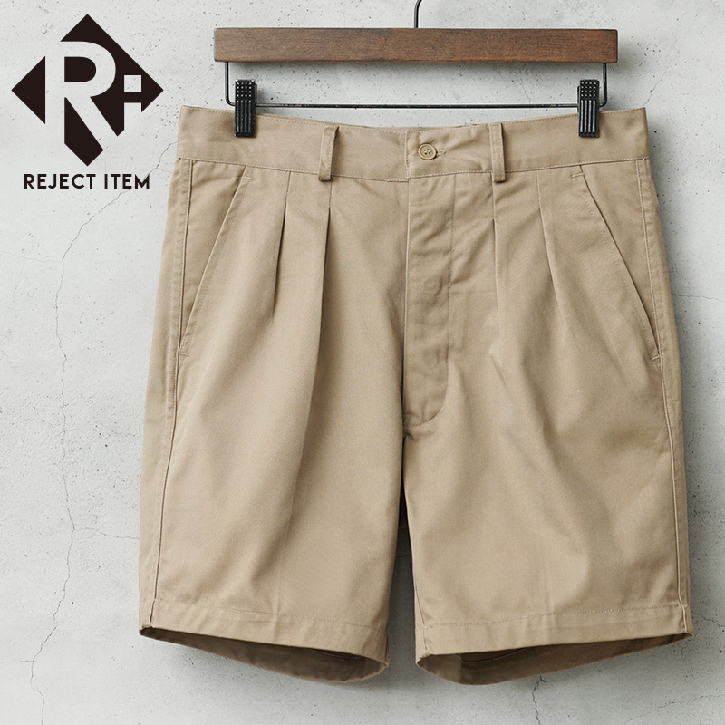 リジェクト 訳あり品 実物 新品 デッドストック フランス軍 バミューダショーツ KHAKI / ショートパンツ【キャンペーン対象外】【I】 ミリタリー