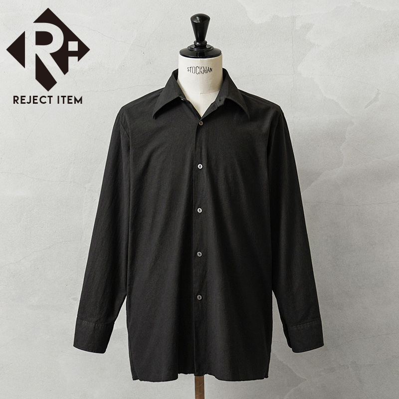 リジェクト 訳あり品 実物 新品 デッドストック チェコ軍 M-21 ユーティリティーシャツ BLACK染め【キャンペーン対象外】【I】 ミリタリー