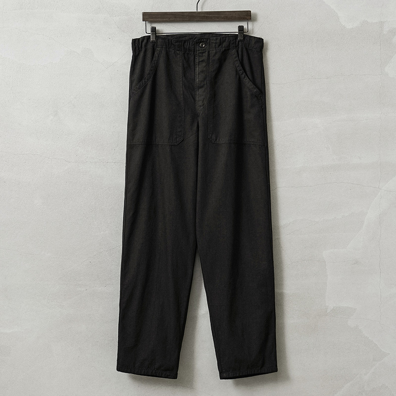 ★割引中15％OFF★実物 新品 デッドストック チェコ軍 ARMY HBT コックパンツ BLACK染め【キャンペーン対象外】【I】 ミリタリー