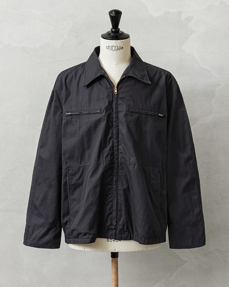 実物 USED 米軍 U.S.NAVY ユーティリティ ジャケット NAVY