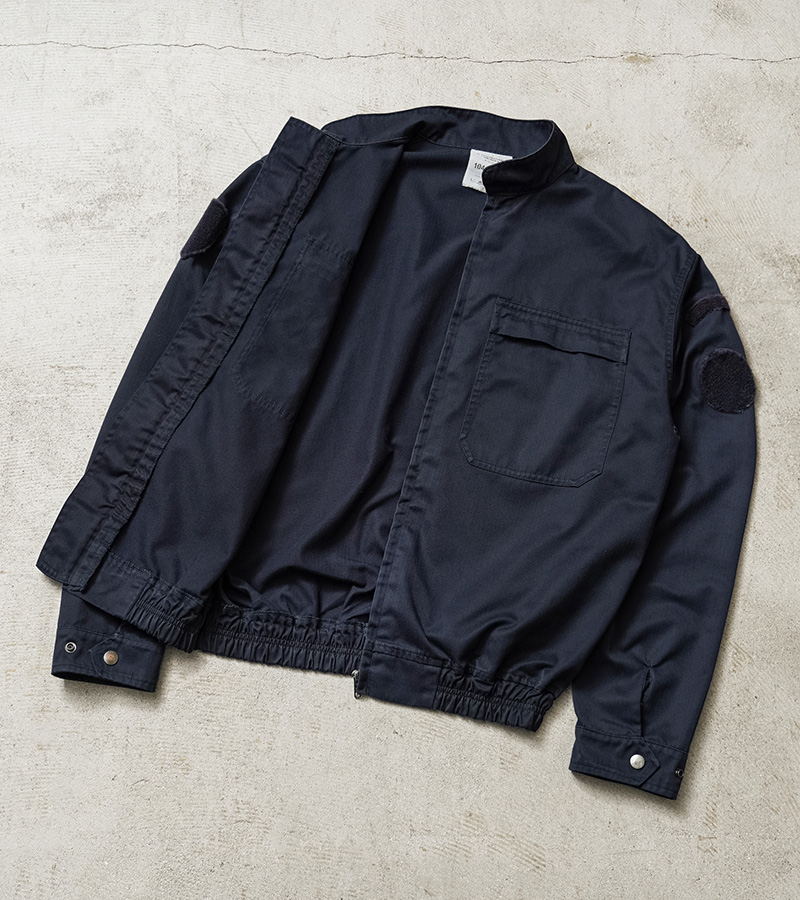 実物 USED フランス軍 MILITARY POLICE スタンドカラー