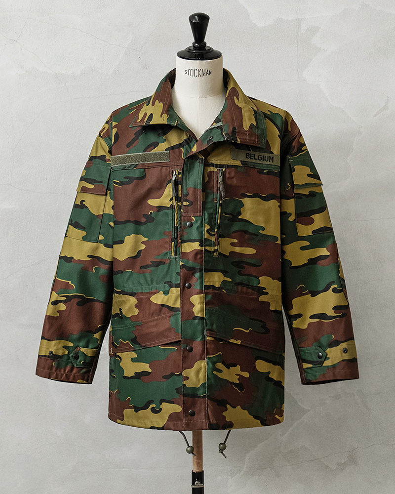 実物 新品 デッドストック ベルギー軍 M-90 ジグソーカモ