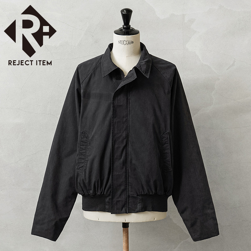 リジェクト 訳あり品 実物 USED 米軍 U.S.NAVY フライフロント ユーティリティジャケット BLACK【キャンペーン対象外】【I】