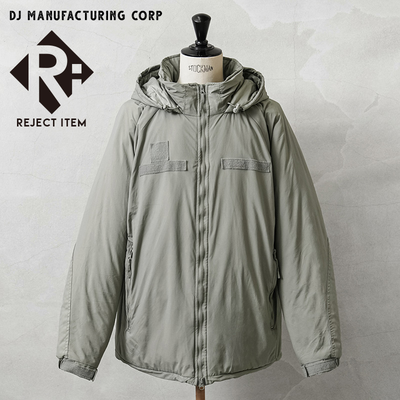 リジェクト 訳あり品 実物 USED 米軍 ECWCS Gen III Level 7 ジャケット URBAN GREY【DJ MANUFACTURING CORP】【キャンペーン対象外】 【I】