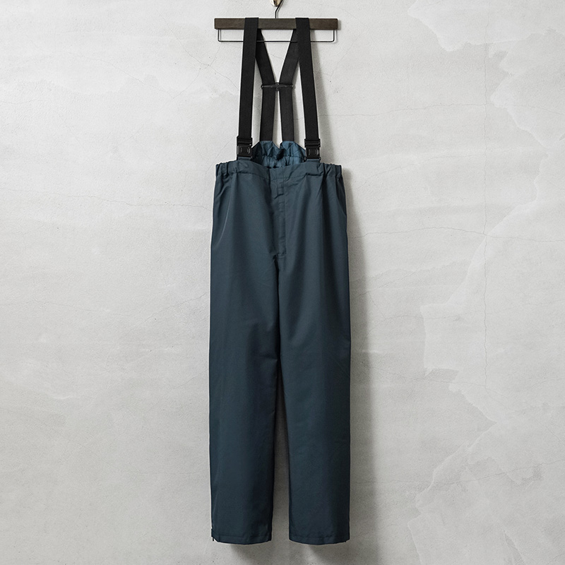実物 新品 デッドストック イタリア軍 M.M. デッキオーバーパンツ サスペンダー付き SYNTHETIC FIBER【キャンペーン対象外】【I】