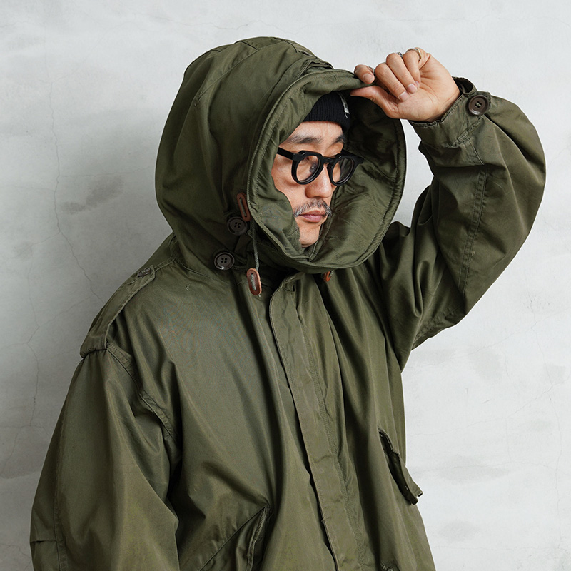 実物 新品 デッドストック 米軍 M-51 フィッシュテールパーカー用フード【キャンペーン対象外】【I】ミリタリー