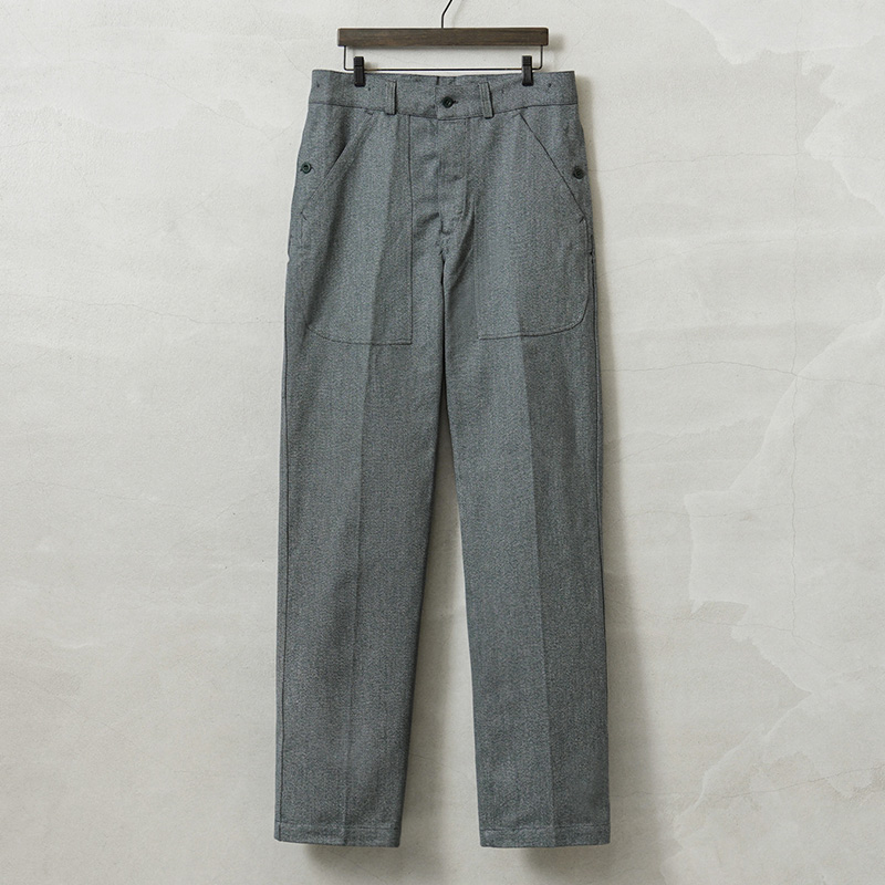 実物 新品 デッドストック スイス軍 1980年代 後期型 ヴィンテージ デニムワークパンツ【キャンペーン対象外】【I】