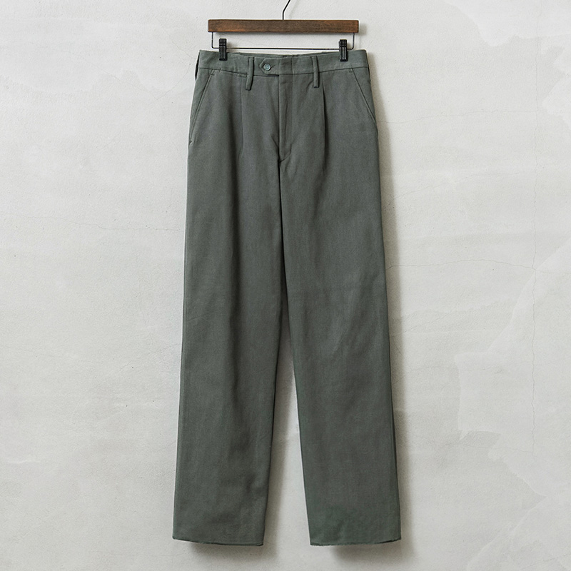 実物 新品 デッドストック イタリア フォレストガード ダブルフェイス トラウザーズ セージ【Bタイプ】【キャンペーン対象外】【I】ミリタリー