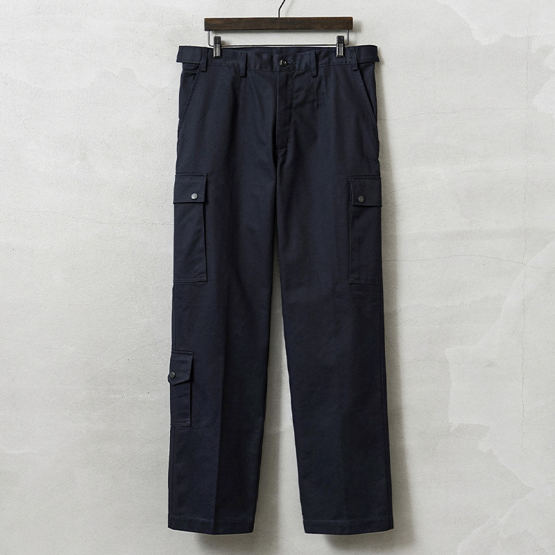 実物 新品 デッドストック オランダ軍 王立保安隊 フィールドカーゴパンツ ナイフポケット付き NAVY【キャンペーン対象外】【I】 ミリタリー
