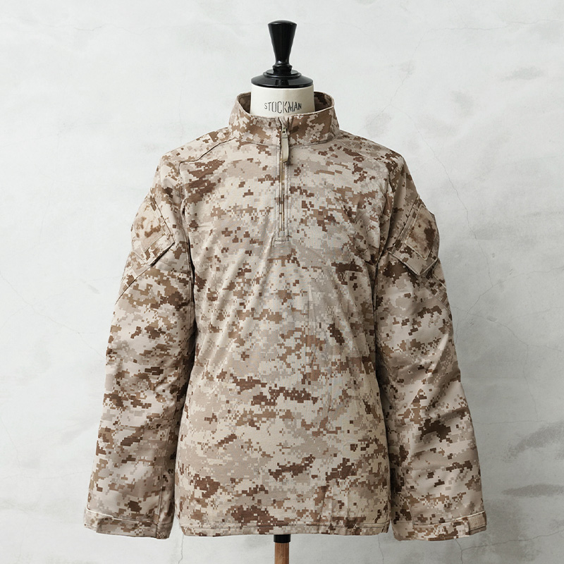 デッドストック 米軍 PTG L/ARROW LEVEL9 1/4ジップ コンバット シャツ AOR1 DESERT【キャンペーン対象外】【T】ミリタリー