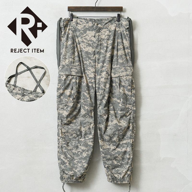 リジェクト 訳あり品 実物 USED 米軍 ECWCS GEN3 LEVEL5 コールドウェザー ソフトシェルパンツ UCP サスペンダー付き【キャンペーン対象外】【I】 古着